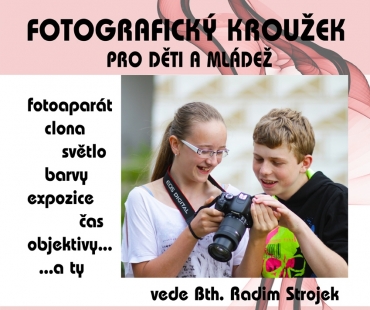 Fotografický kroužek pro děti a mládež