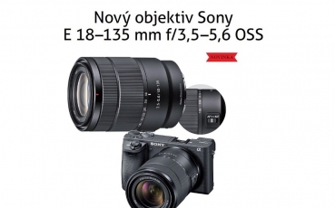 objektiv Sony E 18–135 mm f/3,5–5,6 OSS