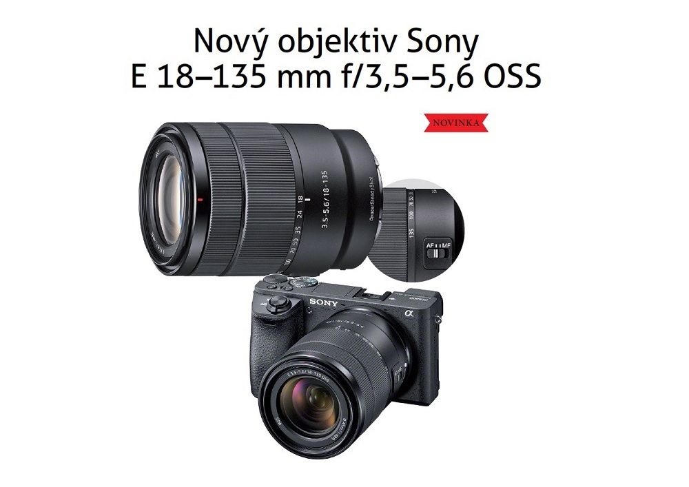 objektiv Sony E 18–135 mm f/3,5–5,6 OSS