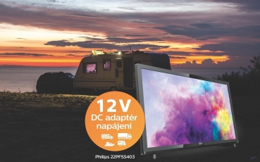 Full HD televizor Philips s 12V napájením