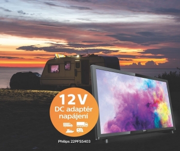 Full HD televizor Philips s 12V napájením