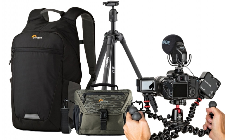 Akční modely pro vás: Lowepro, Joby, Velbon