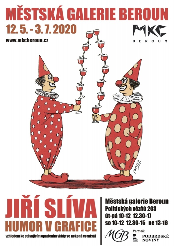 Jiří Slíva – Humor v grafice – Městská galerie Beroun