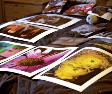Tisk fotografií pod drobnohledem