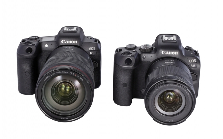 Canon EOS R5 a EOS R6