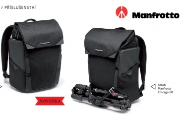 Batohy Manfrotto pod křídly Olympusu