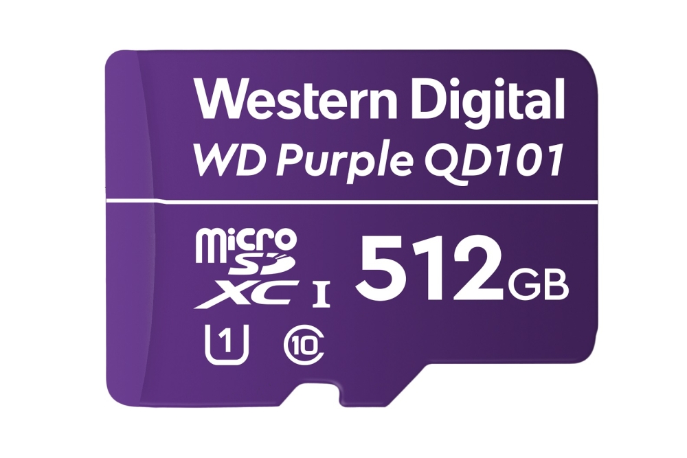 Ultra odolné paměťové karty microSD™ WD Purple™ určené pro AI a chytré 4K video od Western Digital