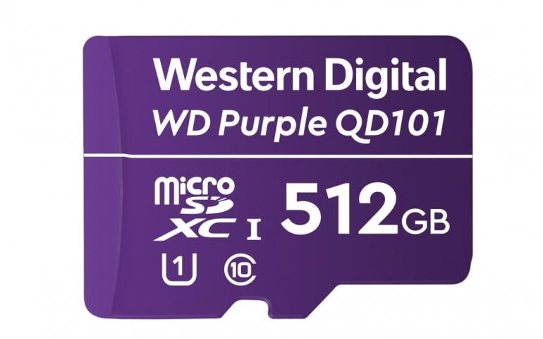 Ultra odolné paměťové karty microSD™ WD Purple™ určené pro AI a chytré 4K video od Western Digital
