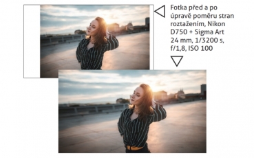 Roztáhněte si fotku do širokého formátu, bez ořezávání a ztrát to zvládnete v Editoru