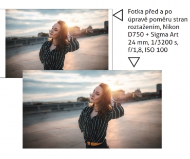 Roztáhněte si fotku do širokého formátu, bez ořezávání a ztrát to zvládnete v Editoru