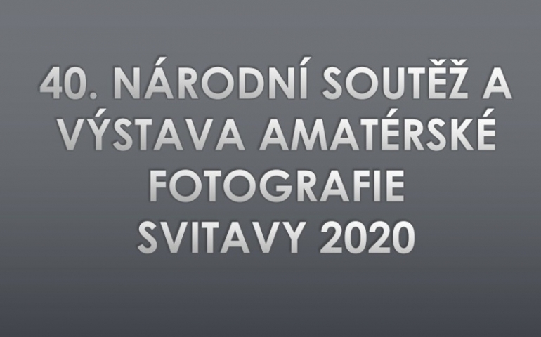 Online výstava Národní soutěž a výstava amatérské fotografie 2020