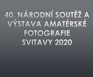 Online výstava Národní soutěž a výstava amatérské fotografie 2020