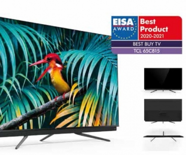 TC L 65C815 s oceněním EISA Best Buy TV