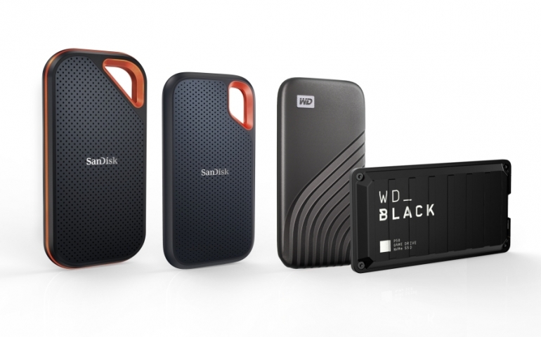 Western Digital přináší bezkonkurenční řadu 4TB přenosných externí SSD disků napříč svým vysoce ceněným produktovým portfoliem