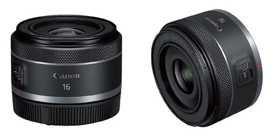 Canon RF 16 mm f/2,8 STM a Canon RF 100–400 mm f/5,6–8 IS USM
