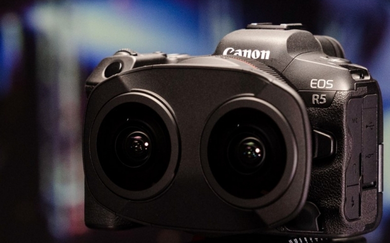 Canon přináší revoluci do videa 180° VR v podobě inovativního 3D VR systému a zdvojeného rybího oka Canon RF 5,2 mm F2,8L DUAL FISHEYE