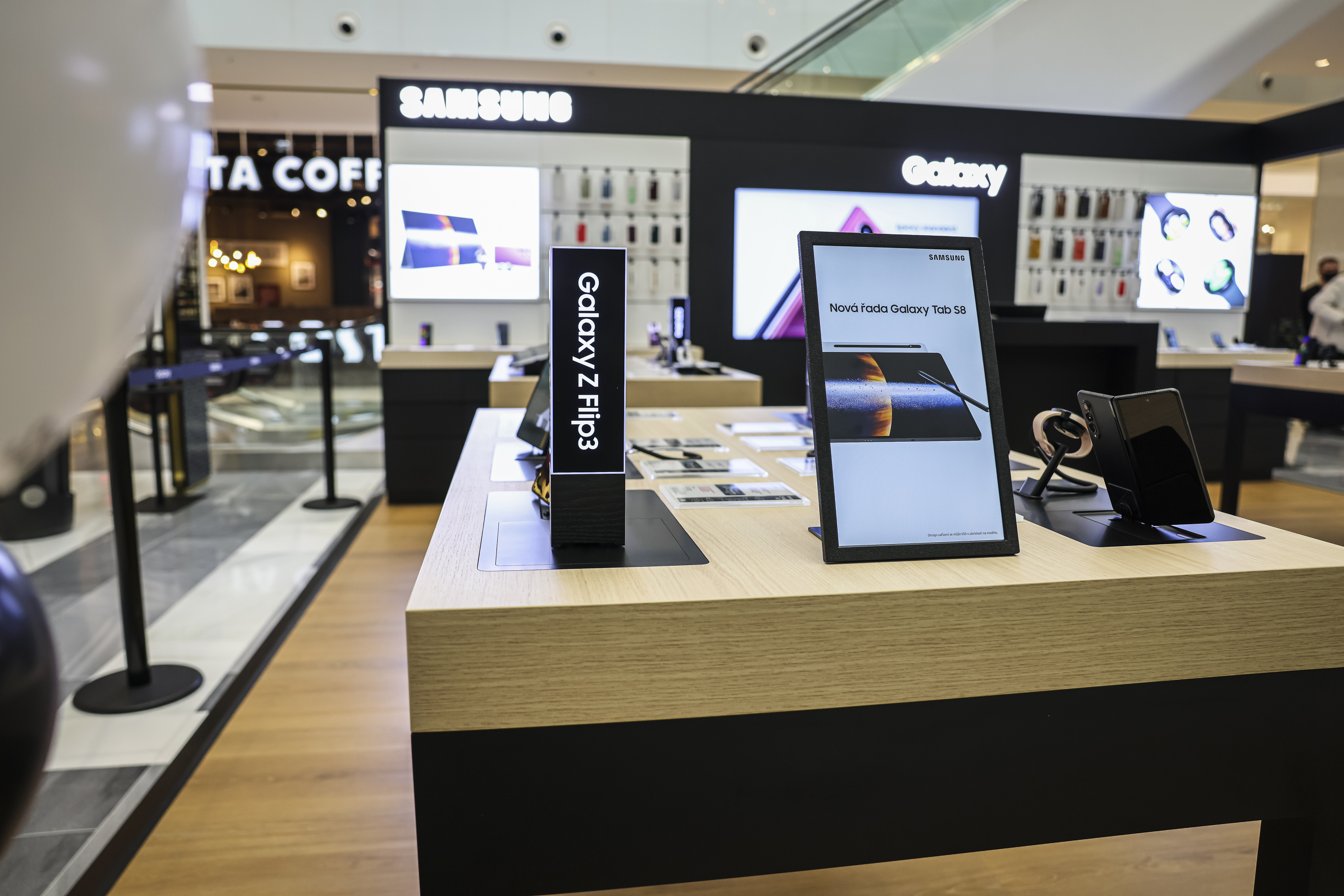 Samsung store ve Westfield Chodov