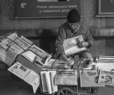 ANTONÍN GERŽA - Prodavač novin