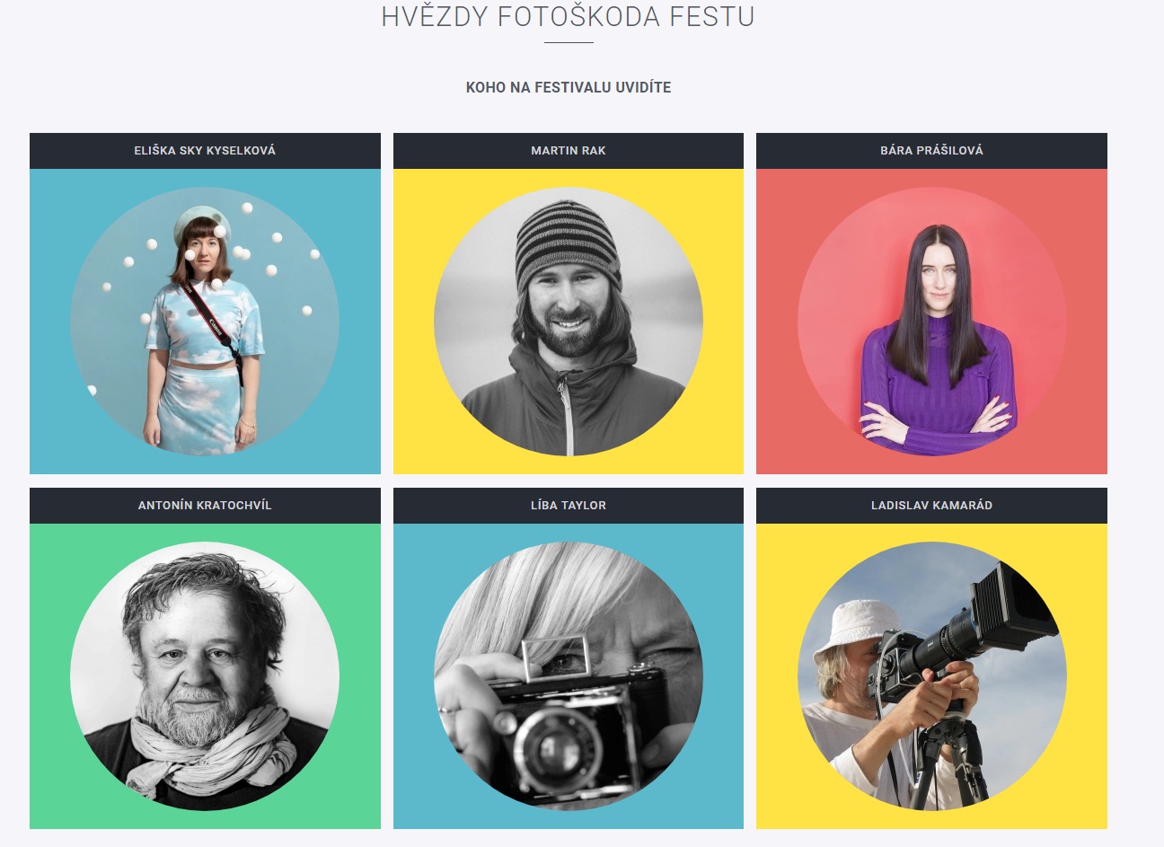 FotoŠkoda Fest hvězdy