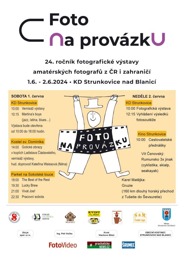 Fioto na provázku Strunkovice nad Blanicí