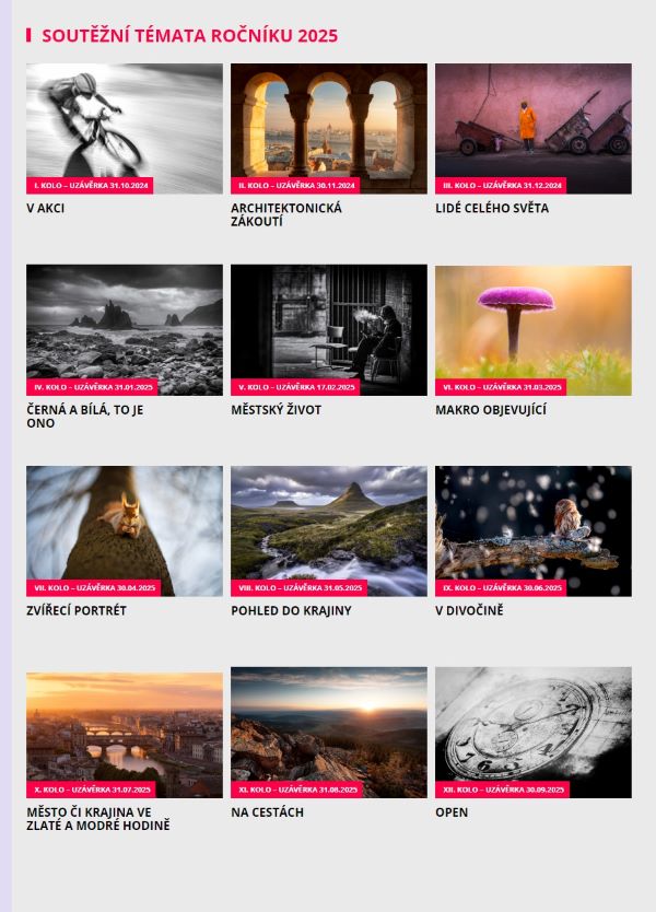 25 ročník soutěže Fotograf roku in