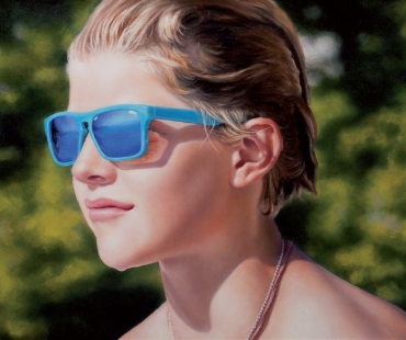 Filip Kudrnáč, Sebastian, olej na plátně, 30x40 cm, 2015