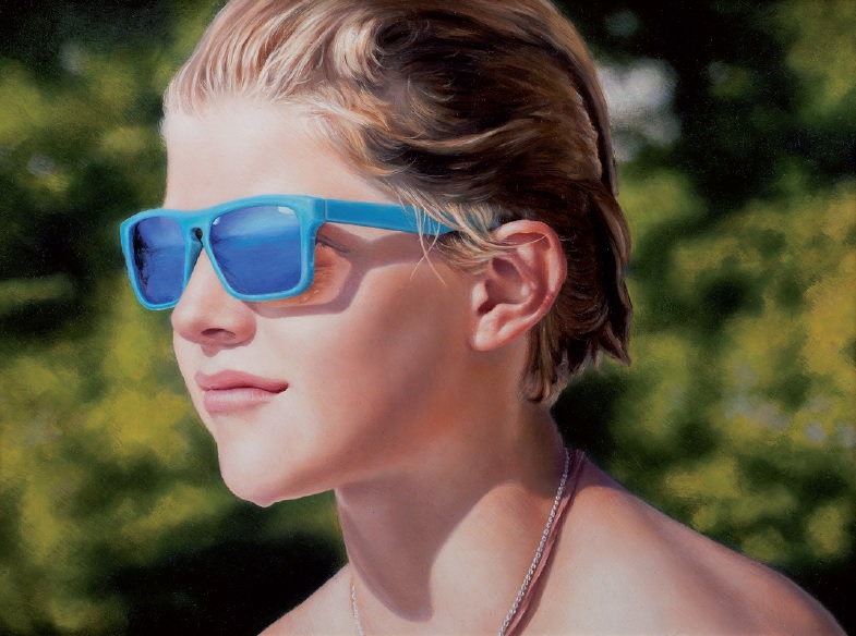 Filip Kudrnáč, Sebastian, olej na plátně, 30x40 cm, 2015