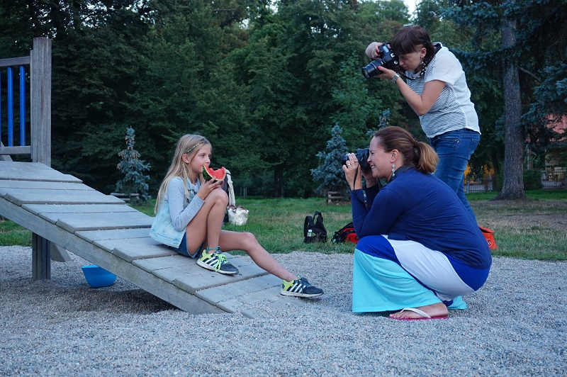 Dětská fotografie v exteriéru