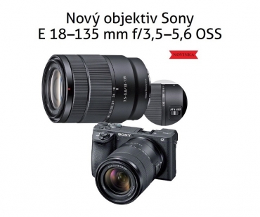 objektiv Sony E 18–135 mm f/3,5–5,6 OSS