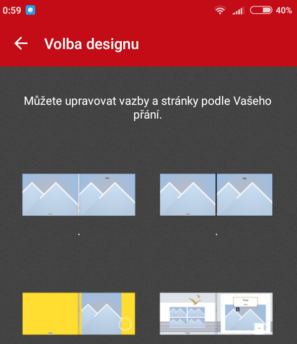 Mobilní aplikace CEWE fotosvět