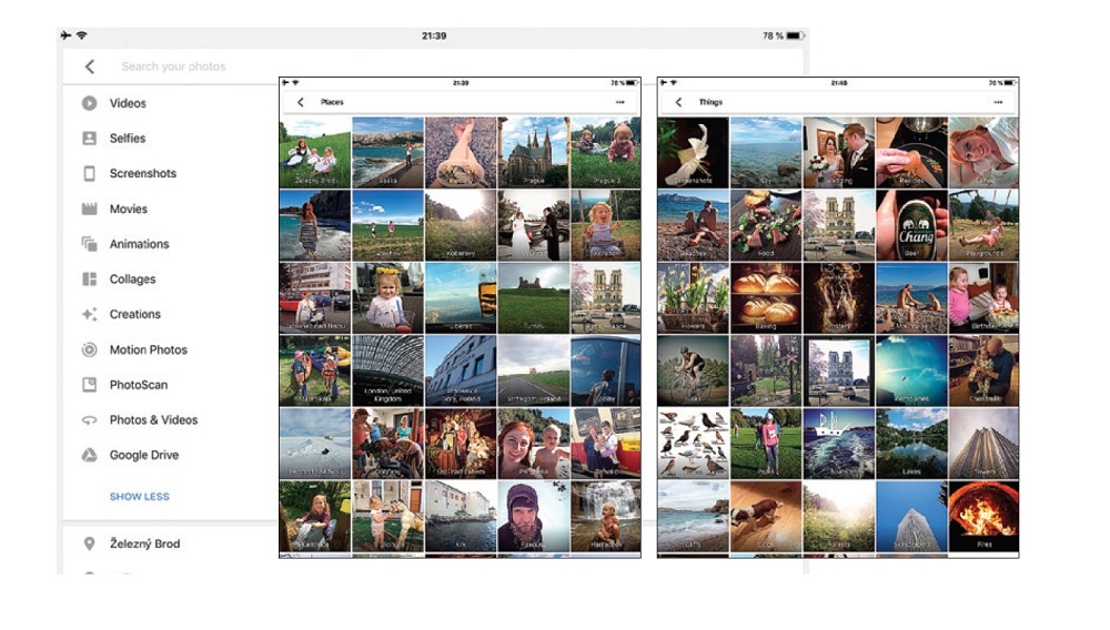 Soutěž, Google Photos
