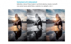 Varianty – vytvořte různé verze úprav jedné fotky
