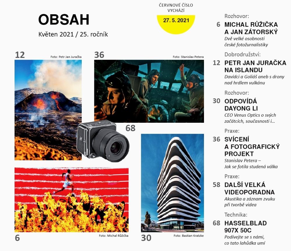 Je tu velké květnové FotoVideo! – obsah