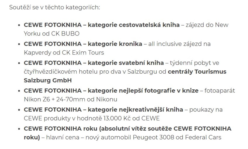 Soutěž CEWE FOTOKNIHA roku je ve finále a zbývají poslední okamžiky…