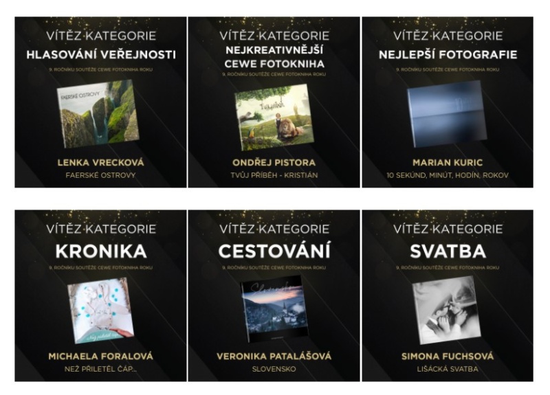 Známe vítěze 9. ročníku soutěže CEWE FOTOKNIHA roku!
