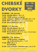 Chebské dvorky 2021–10. až 12. června 2021.