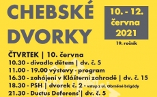 Chebské dvorky 2021–10. až 12. června 2021.