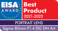015 EISA Award Sigma 85mm F1.4 DG DN Art