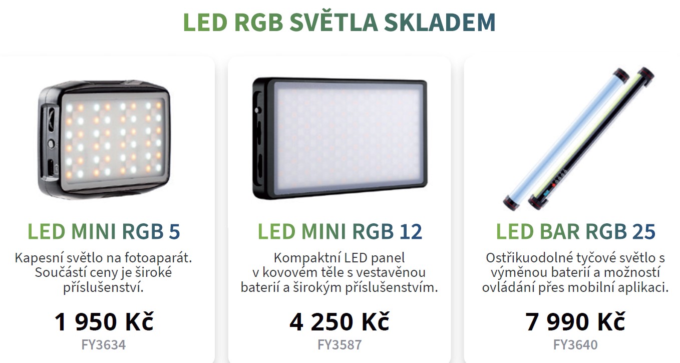 Jak na RGB svícení?