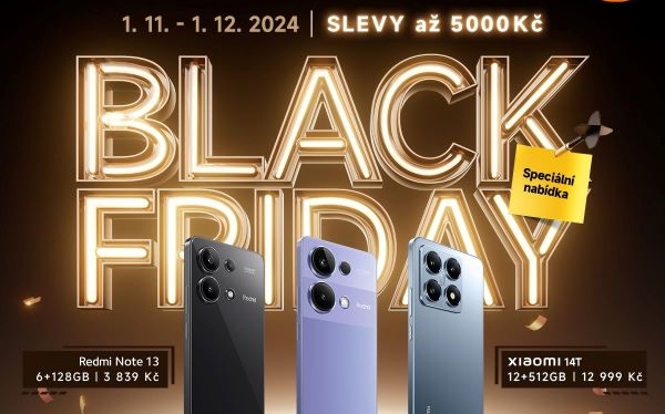 Xiaomi Black Friday: Slevy až 5 000 Kč na špičkové technologie
