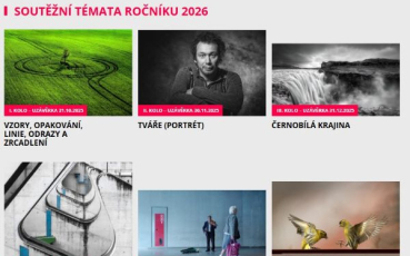 Nová témata soutěže Fotograf roku