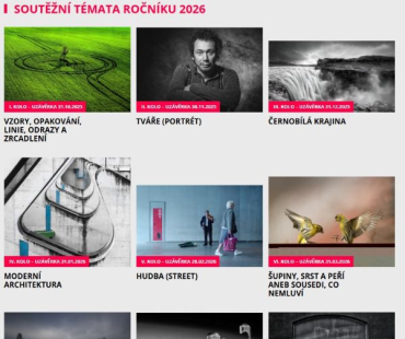 Nová témata soutěže Fotograf roku