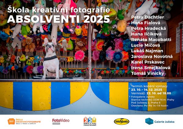 Škola kreativní fotografie výstava absolventů 2025 in