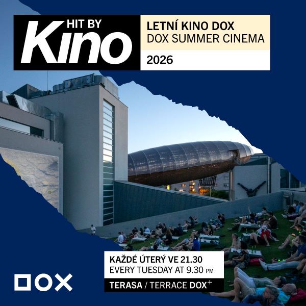 Letní kino DOX 2026 - každé letní úterý ve 21,30
